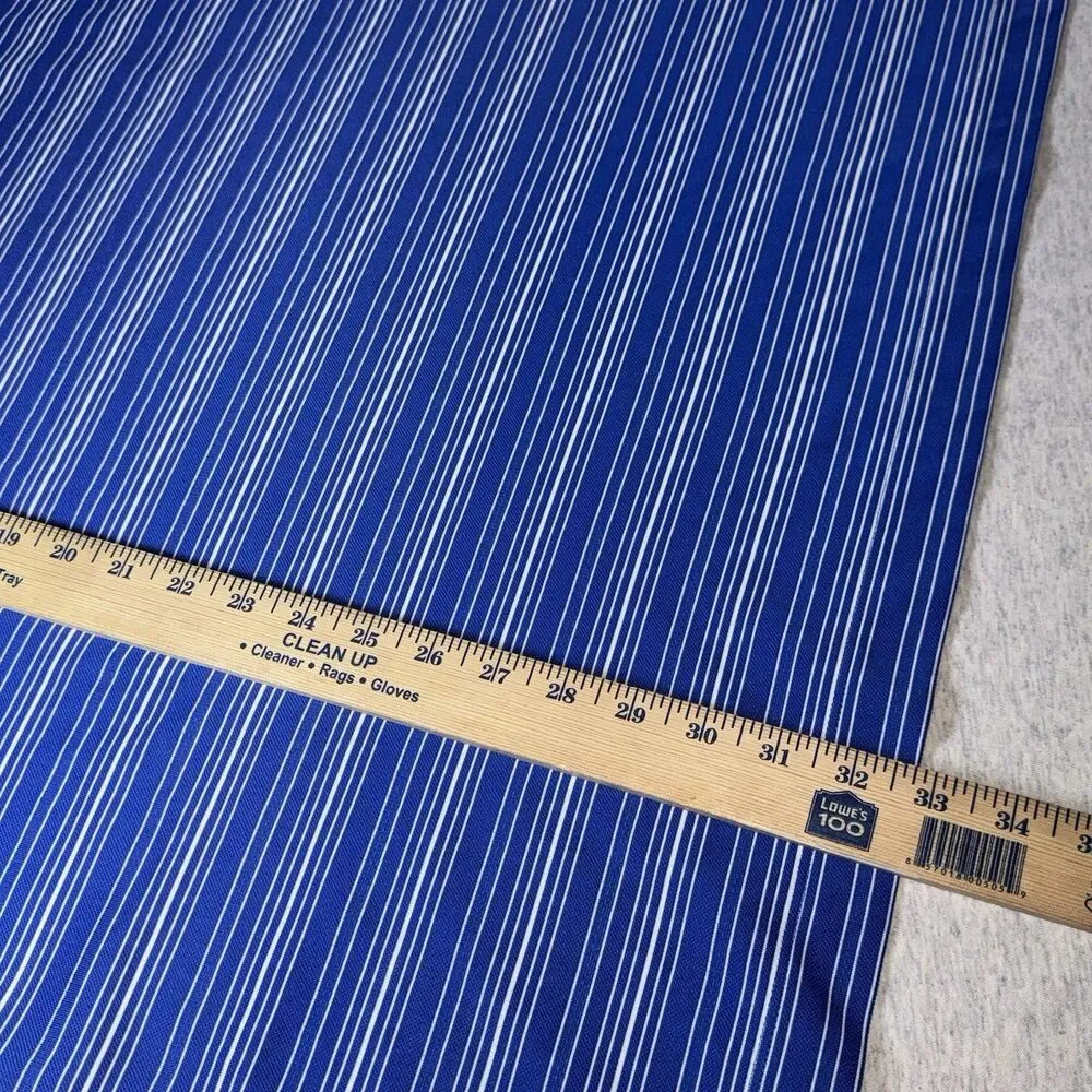 Nike Golf Dri-FIT Mens Polo Shirt XXL Blue/White Striped Short Sleeve Polyester